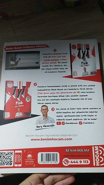  tyt fizik benim hocam ders defteri