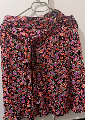 Çiçek Desenli Bohem Midi Etek - Görsel 3