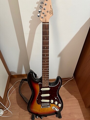 SX Ashwood Strat Elektro Gitar Sıfır Ayarında