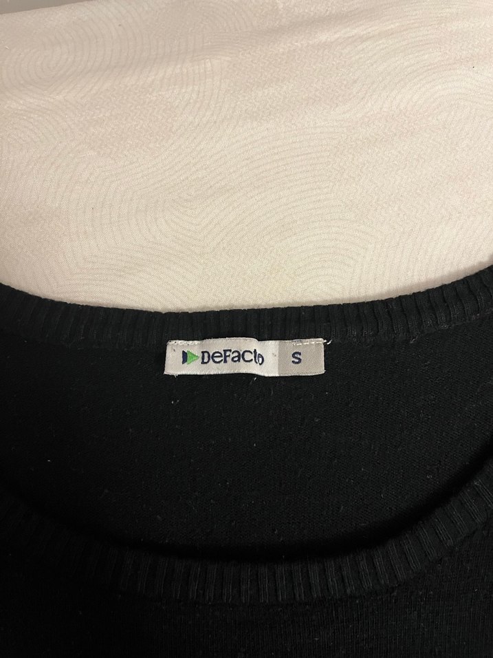 siyah defacto dar kazak - Görsel 3