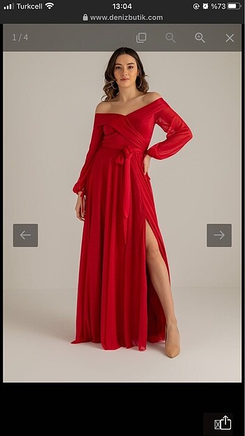 s Beden mor Renk Deniz Butik abiye