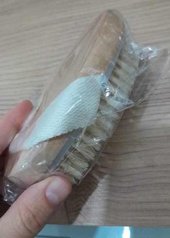 Bej Ahşap Saplı at kılı fırça