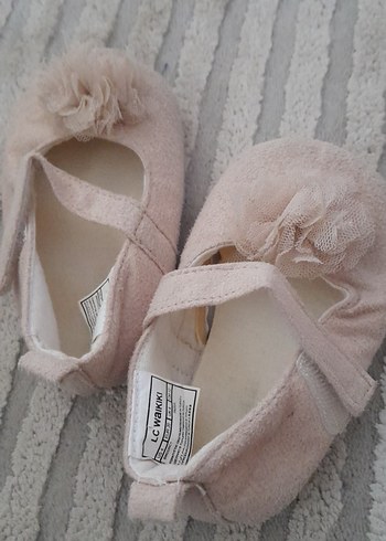 Kız Çocuk Pembe Fırfırlı Babet - Görsel 3