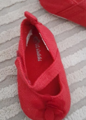 Kız Çocuk Kırmızı Fırfırlı Babet Ayakkabı - Görsel 4