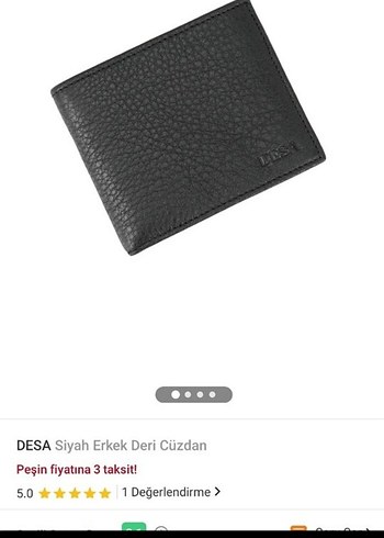 DESA Siyah Erkek Minimalist Cüzdan - Görsel 2