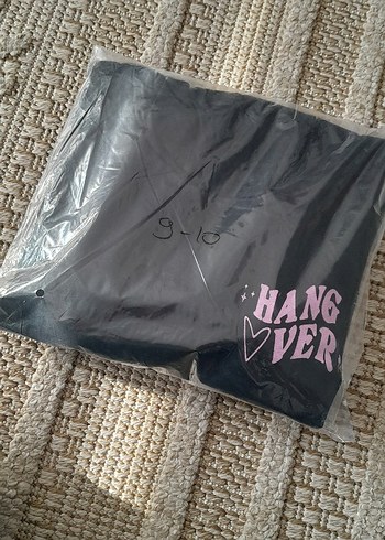 Siyah Kapüşonlu Baskılı Kız Eşofman Takımı - Görsel 5