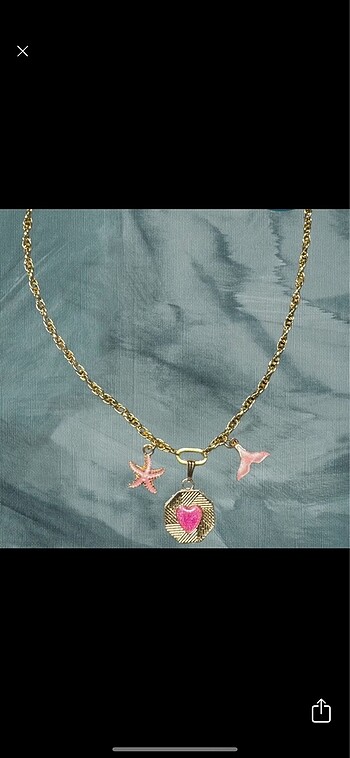 3 lü charm kolye