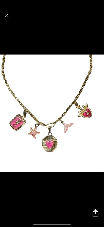 Kolye 5 li charm