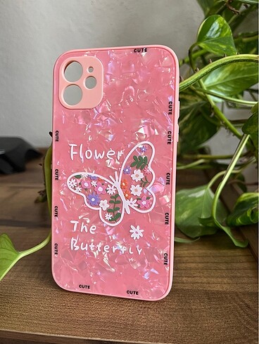 İphone 11 Pembe kelebek kılıf