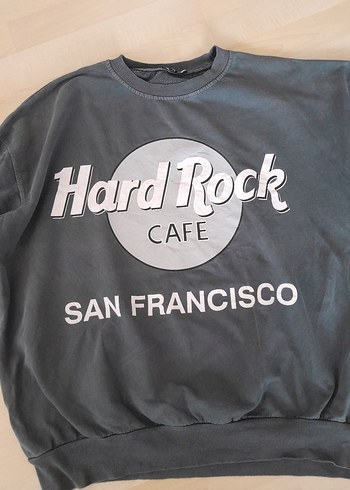 Gri Rock Punk Hard Rock Sweatshirt - Görsel 3