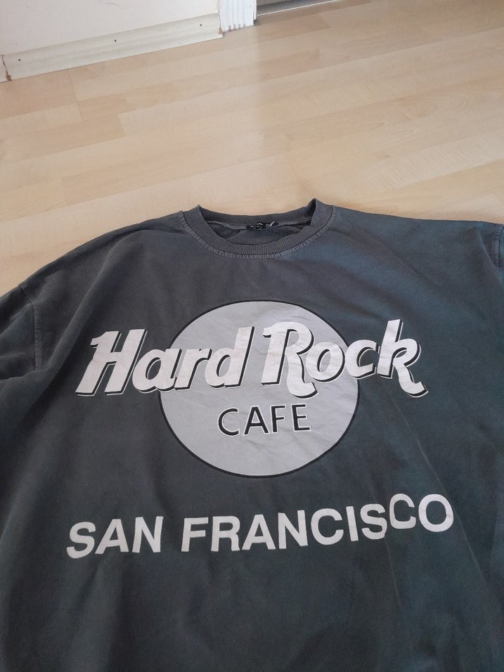 Gri Rock Punk Hard Rock Sweatshirt - Görsel 4