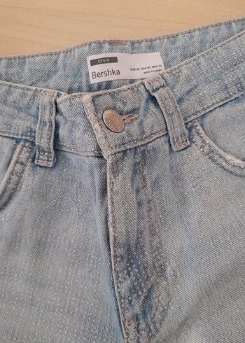 Bershka parıltılı simli pantolon - Görsel 8