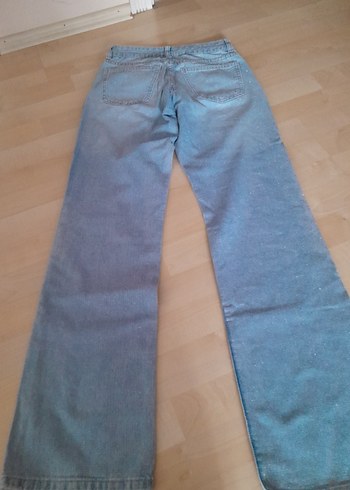 Bershka parıltılı simli pantolon - Görsel 6