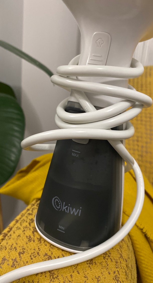 Beyaz Gri El Tipi Buharlı Ütü - Görsel 2