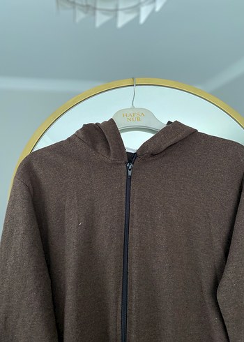 Kadın Kahverengi Kapüşonlu Eşofman Takımı - Görsel 5