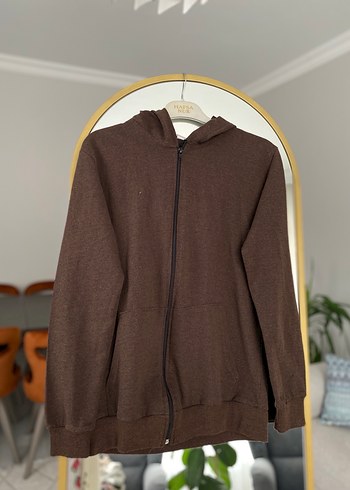 Kadın Kahverengi Kapüşonlu Eşofman Takımı - Görsel 4