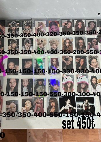 blackpink jennie jisoo rose lisa pc satış