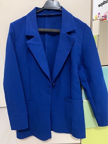 Saks mavi blazer