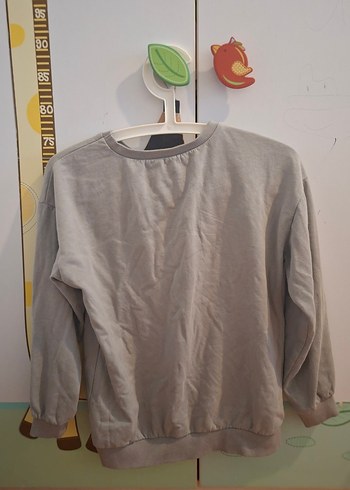 Unisex Kopek Baskılı Cocuk Sweatshirt - Görsel 2