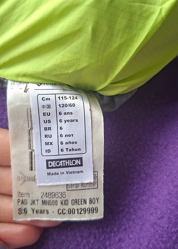 Yeşil Fermuarlı Erkek Çocuk Mont - Görsel 8