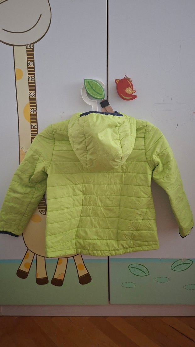 Yeşil Fermuarlı Erkek Çocuk Mont - Görsel 2