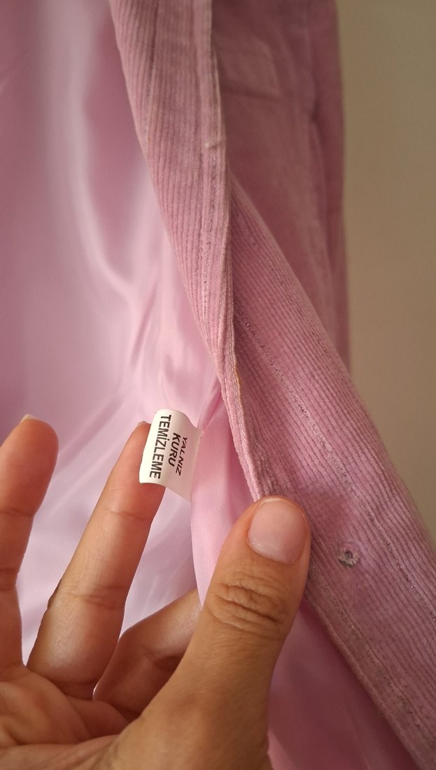 Pembe Kadife Kadın Blazer Ceket - Görsel 4