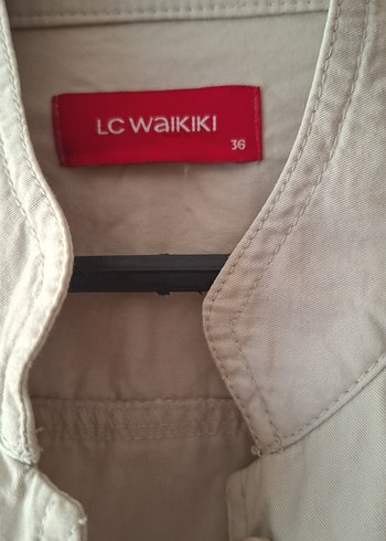 LC Waikiki Düğmeli Bej Kadın Ceket