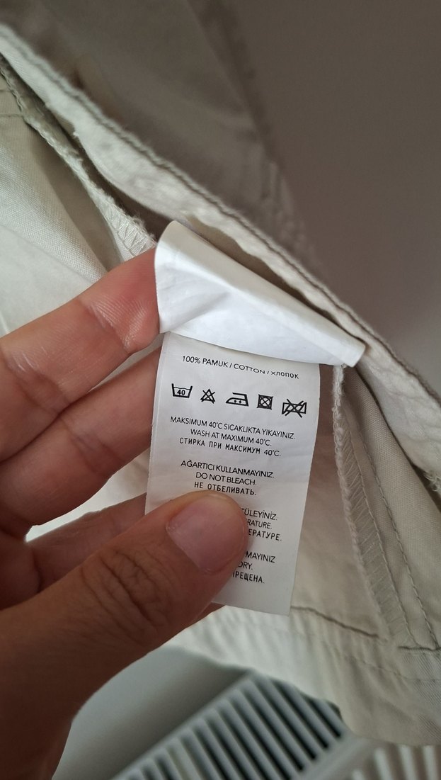 Düğmeli Bej Kadın Ceket - Görsel 3