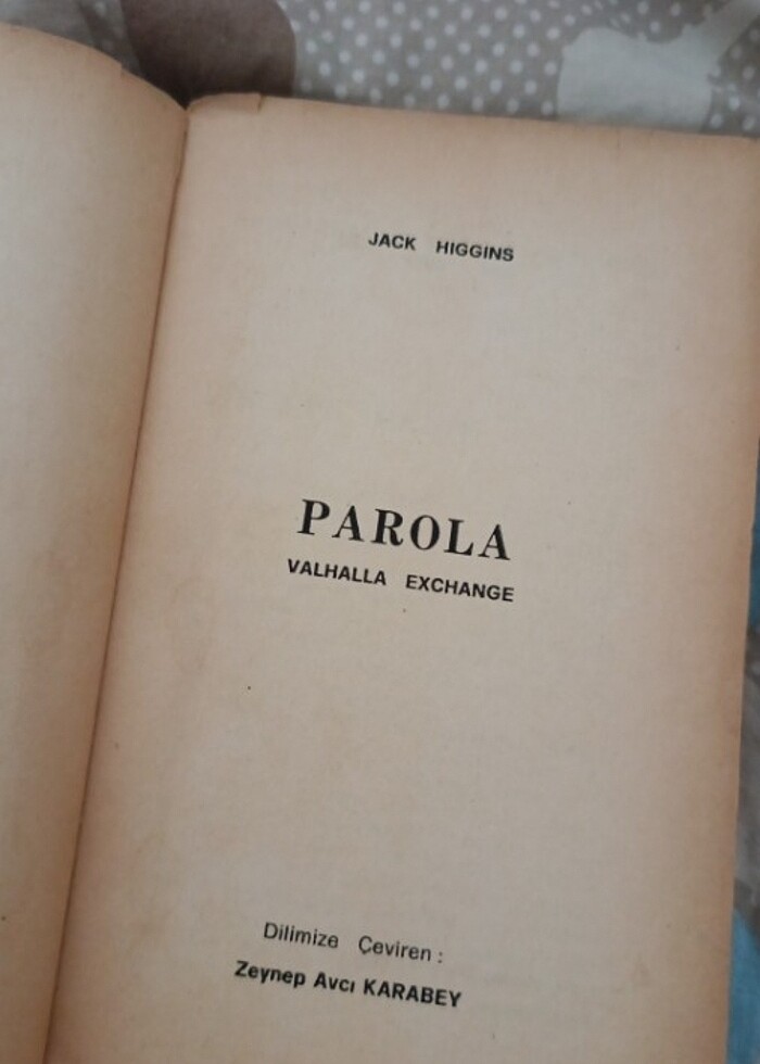 Jack Higgins - Parola - Görsel 3