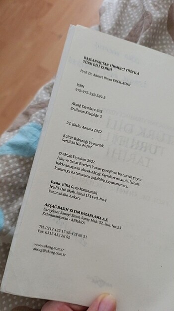 Prof. Dr. Ahmet Bican Ercilasun - Türk Dili Tarihi - Görsel 2