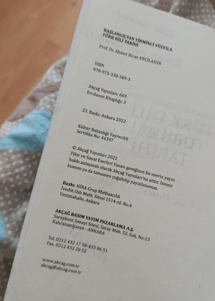 Prof. Dr. Ahmet Bican Ercilasun - Türk Dili Tarihi - Görsel 2