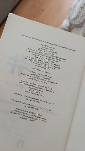 Ahmet Hamdi Tanpınar - On Dokuzuncu  Asır Türk Edebiyatı Tarihi - Görsel 2