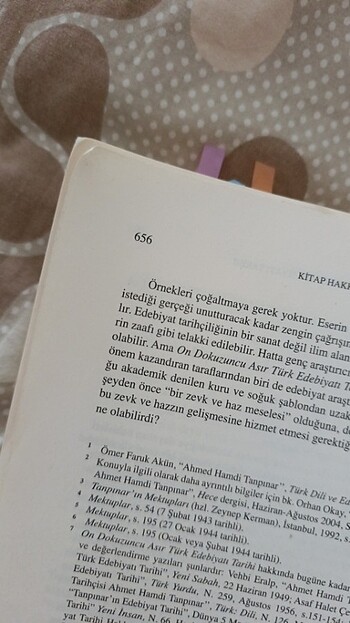Ahmet Hamdi Tanpınar - On Dokuzuncu  Asır Türk Edebiyatı Tarihi - Görsel 4