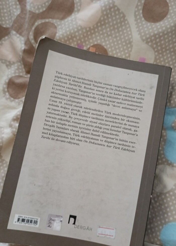 Ahmet Hamdi Tanpınar - On Dokuzuncu  Asır Türk Edebiyatı Tarihi - Görsel 5