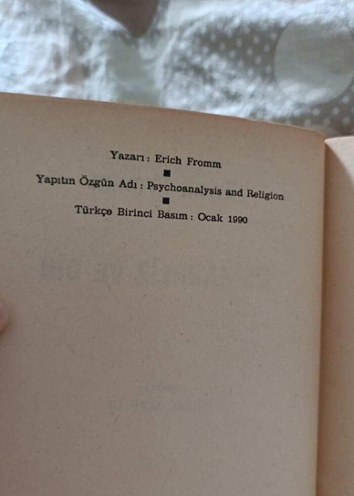 Erich Fromm - Psikanaliz ve Din - Görsel 2