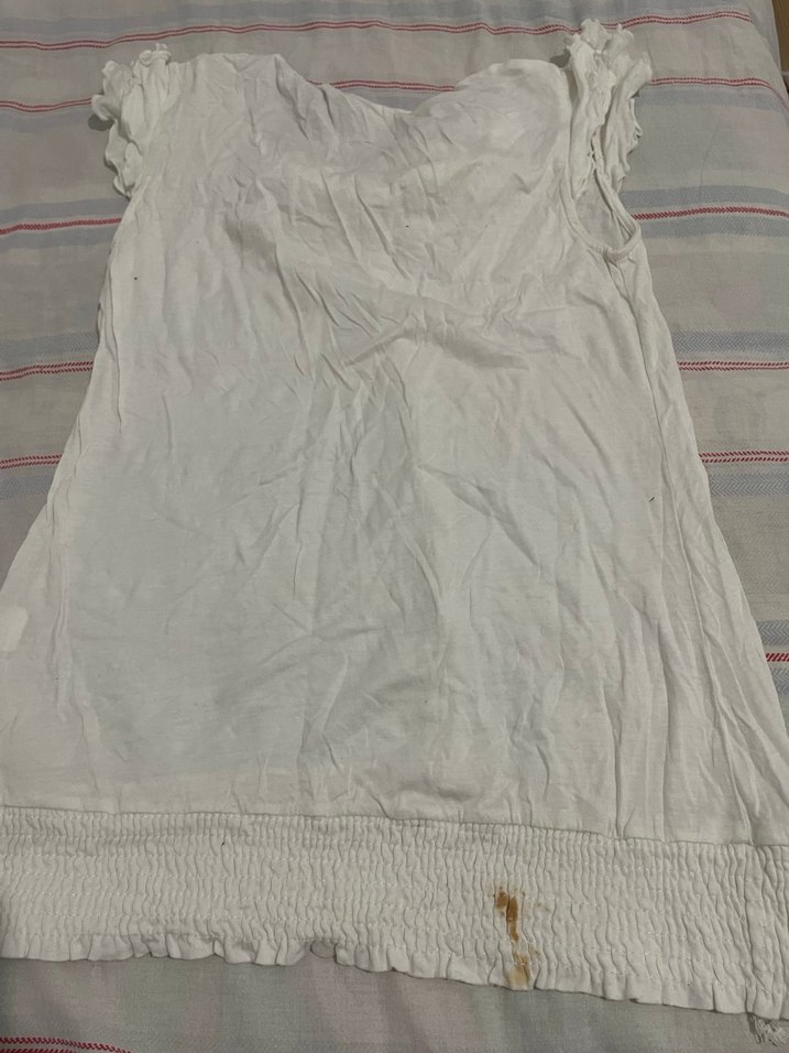 kısa kollu beyaz bluz - Görsel 4