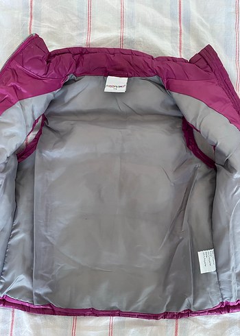 mor fermuarlı çocuk yeleği - Görsel 2