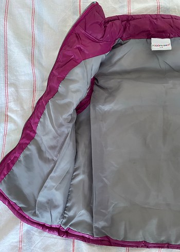 mor fermuarlı çocuk yeleği - Görsel 5