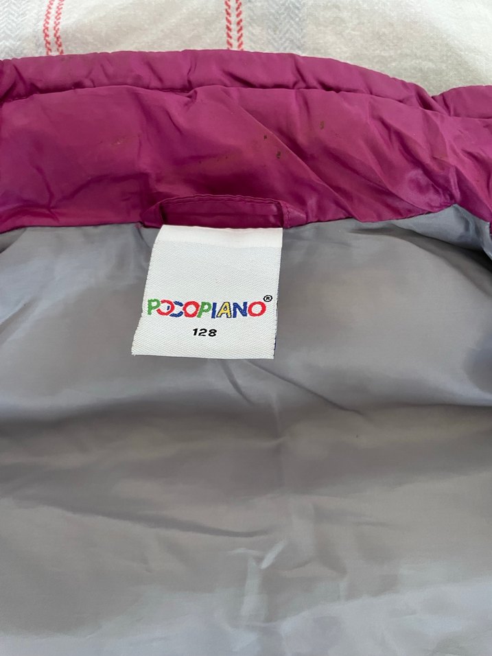 mor fermuarlı çocuk yeleği - Görsel 3