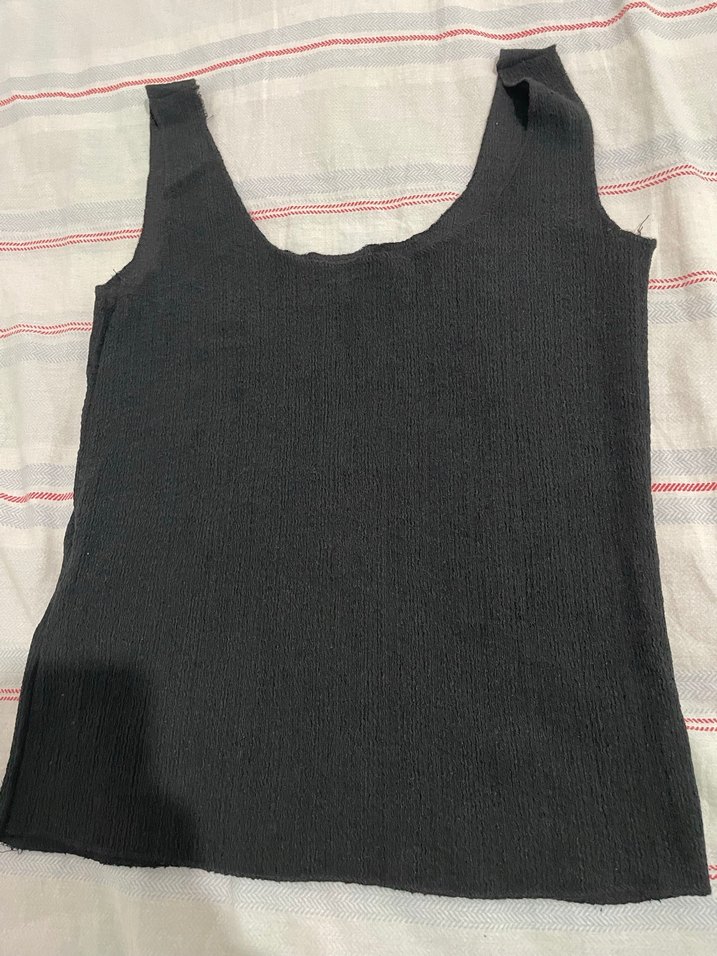 siyah düğmeli kadın bluz - Görsel 2