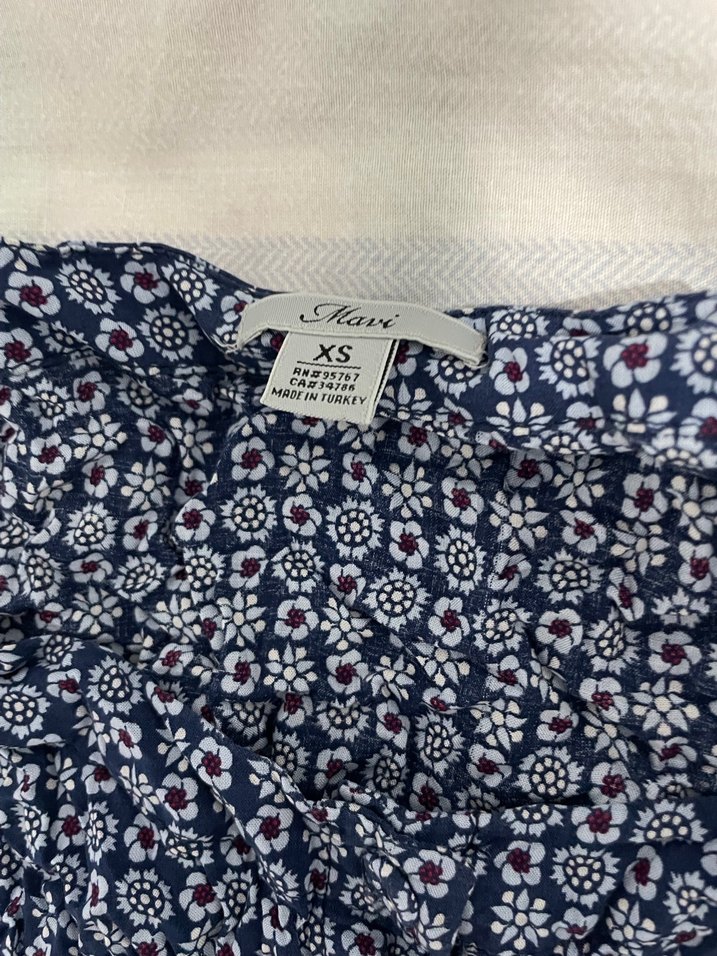 kısa kollu mavi elbise - Görsel 2