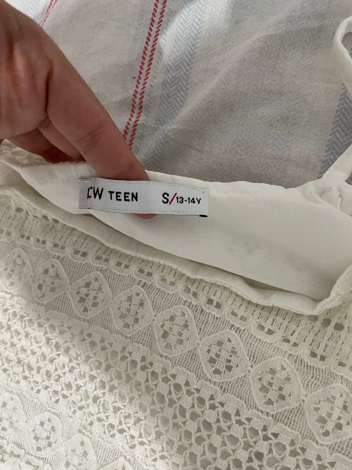 ince askılı 13-14 yaş bluz - Görsel 2