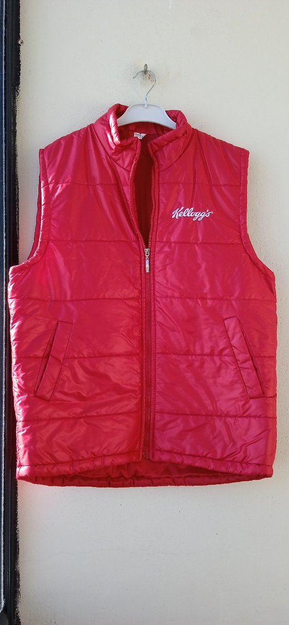 Kırmızı Fermuarlı Kolsuz Kız Yeleği - Görsel 2