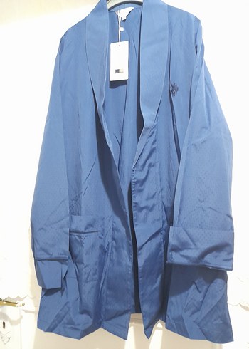 Aker kadin Mavi Uzun Kollu Ceket - Görsel 2