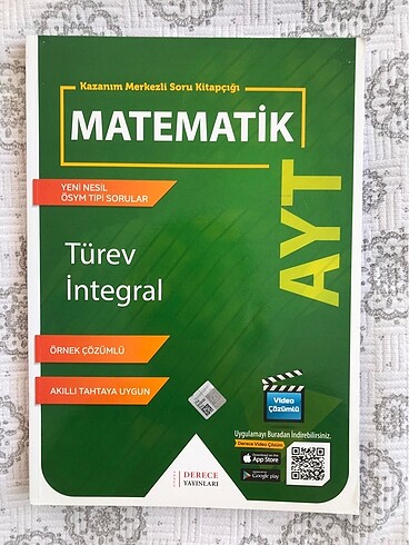 Ayt matematik türev İntegral