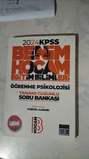 BENİM HOCAM Kpss 2024 benim hocam öğrenme psikolojisi soru banka