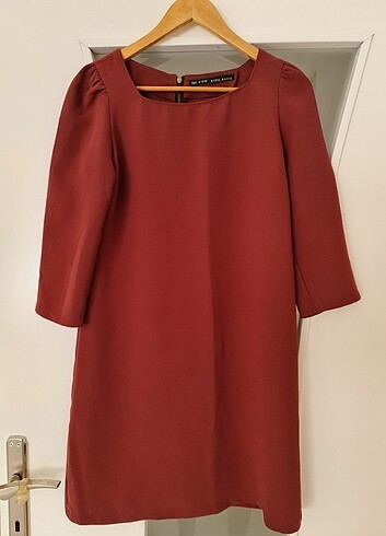 Bordo renk elbise