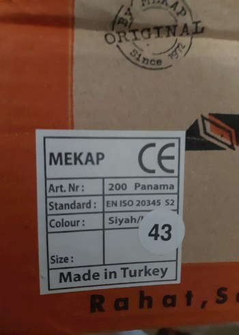 MEKAP Siyah Erkek Bot - Görsel 3