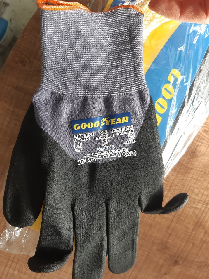 Goodyear Sarı Güvenlik Eldiveni 20-875 - Görsel 3