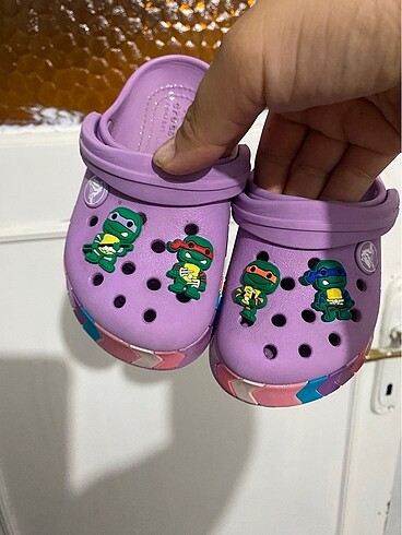 24 Beden mor Renk Crocs terlik